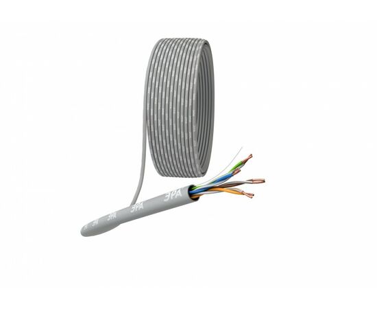 888086 - ЭРА кабель витая пара U/UTP 4х2х24 AWG Cat5e CU, 305м (цена за м) (1)