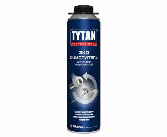 887016 - Tytan (Титан) Professional ЭКО Очиститель д/монтажной ПУ пены 500мл, арт.63715 (1)