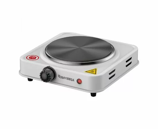 889626 - Электроплитка Чудесница ЭЛП-806, 1 конфорка, диск, 1кВт, белая (1)