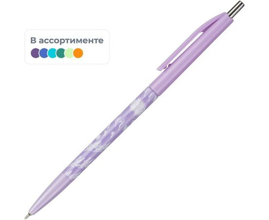 889746 - Ручка шариковая автомат. M&G Lavender0,38,масл,син,ассABP861712238GKC Арт.1545296 (1)