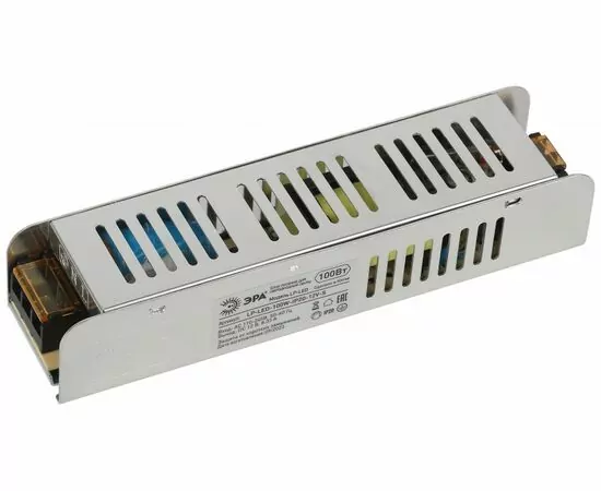 889304 - ЭРА драйвер (блок питания) для св/д лент LP-LED 12V 100W IP20 188х46х35 slim 61123 (1)