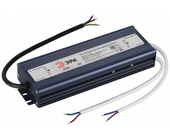 889323 - ЭРА драйвер (блок питания) для св/д лент LP-LED 12V 250W IP67 235х76х35 slim 61141 (1)