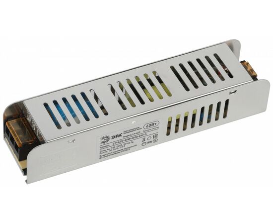 889324 - ЭРА драйвер (блок питания) для св/д лент LP-LED 24V 60W IP20 160х40х32 slim 61129 (1)