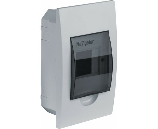 890411 - Navigator бокс (корпус) пластик ЩРВ-П-4 мод. встраиваемый IP41 NSS-DBI-4-WH 93801 (1)