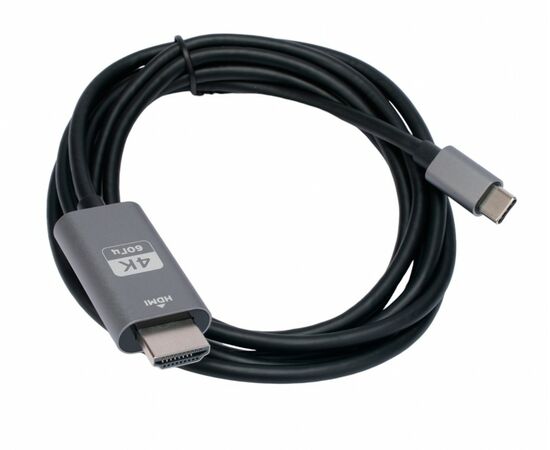 893215 - Кабель Type-C шт.- HDMI шт. Cablexpert CCB-A-CM-HDMI-1.8M v2.0, Mobile, 1.8м, черный, коробка, 21927 (1)