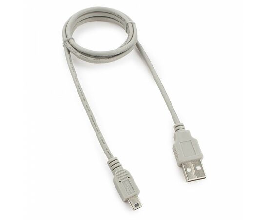 893216 - Кабель USB2.0 Cablexpert CC-USB2-AM5P-3-N AM/MiniUSB, медь, экран, Pro, 0.9м серый, пакет, 21416 (1)