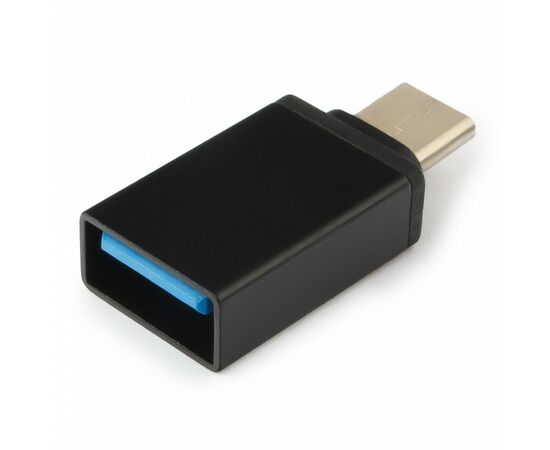 893229 - Переходник Type-C(M) шт. - Type A(F) шт. Гарнизон GCC-A-USB3-CMAF, OTG, черный, пакет, 21924 (1)