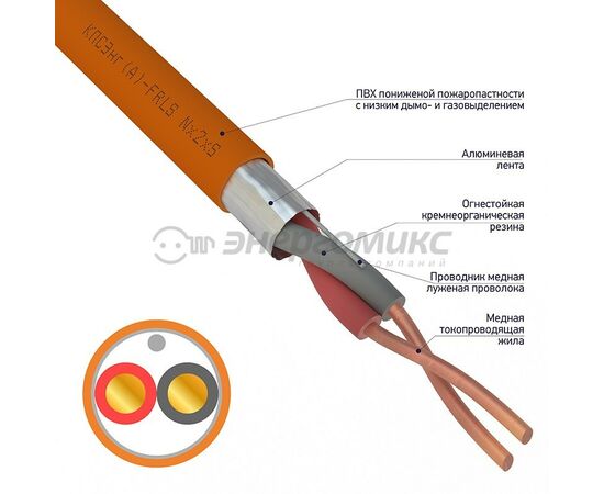 644106 - REXANT Кабель КПСЭнг(А)-FRLS 1x2x2,50мм цена за м (200!), 01-4906-1 (1)