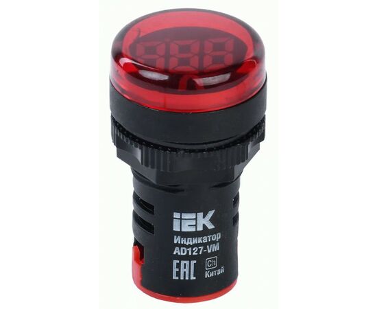 894741 - IEK Индикатор значения напряжения AD127-VM IEK (уп.10шт, цена за шт) BBI40-VM (1)