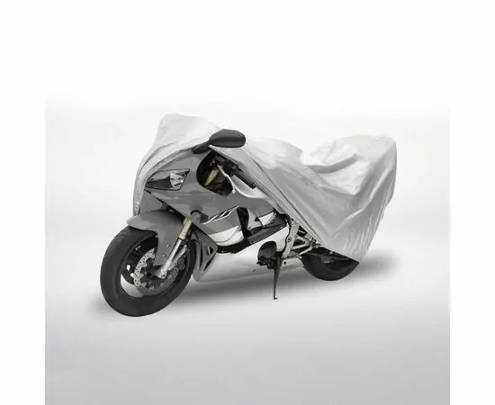 894970 - REXANT Чехол-тент на мотоцикл, размер L 99x125x229см, полиэстр, серый 80-0311 (1)