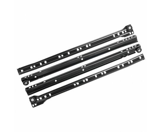 895078 - Направляющие роликовые 400/0,8 мм черный (комплект 2шт, цена за комплект) (25) StahlBuro (1)