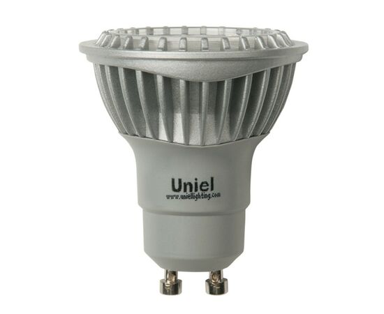 572133 - Uniel GU10 220V 5W(350lm) 4500K 4K матовая 50x58 алюм. LED-JCDR-5W/NW/GU10/FR ALS01SL (1)