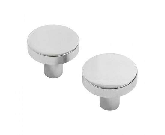 896947 - Ручка-кнопка мебельная Knob AP2401 CP хром 2шт (цена за пару (25, 250) StahlBuro (1)