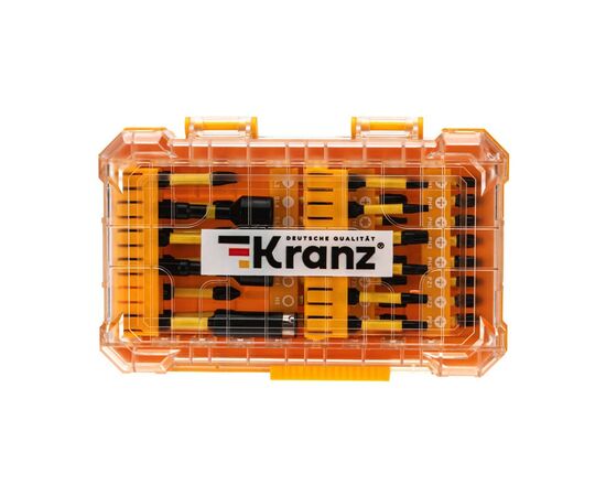 897423 - Kranz Набор торсионных бит, магнит. держатель, торц. головки, пластик. кейс, 41шт цена/уп KR-92-0463 (1)