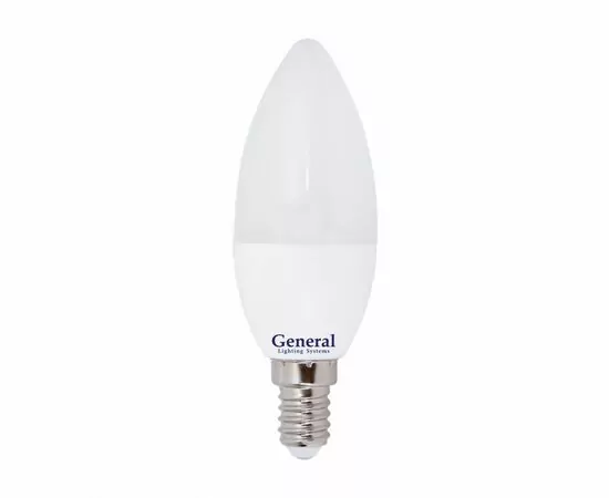898231 - General Свеча E14 20W(1270lm) 6500K 6K 38x106 пластик/алюм GLDEN-CF-20-230-E14-6500 661475 (1)