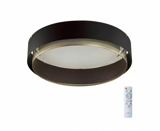 898710 - СОНЕКС 7692/80L AVRA LED SN 30 св-к акрил/бел/черн/шампань LED 80W 2K-4K-6K D610 IP20 пульт ДУ ANTEY (1)