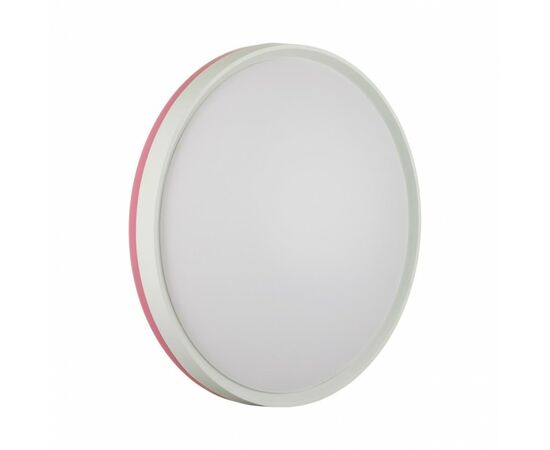 898728 - СОНЕКС 7708/DL COLOR SN 100 св-к накл пласт/бел/розовый LED 48W 4000К D420 IP43 KEZO PINK (1)