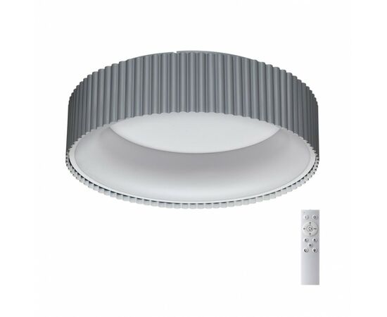 898737 - СОНЕКС 7713/56L AVRA LED SN 22 св-к мет/акрил/бел/сер LED 56W 3000-6500К D460 IP20 пульт ДУ SHARMEL (1)