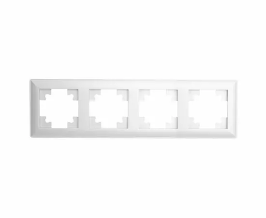 900811 - Stekker Катрин рамка СУ 4мест. (ABS пластик), белый PFR00-7004-01 39795 (1)