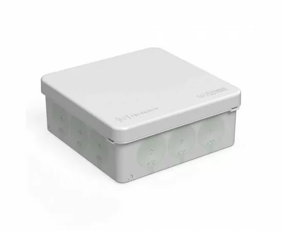 819376 - Промрукав кор. распред.  двухкомп. ОУ 100х100х40 12гермов.(мягк.мемб)HF, СЕРАЯ 90 шт IP66 60-0303 (1)