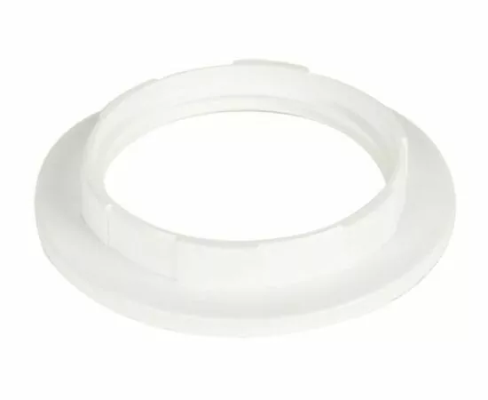 899114 - Ecola кольцо дополнительное к патрону E27 Белый УП.10шт!! RB7SPWPAY (1)