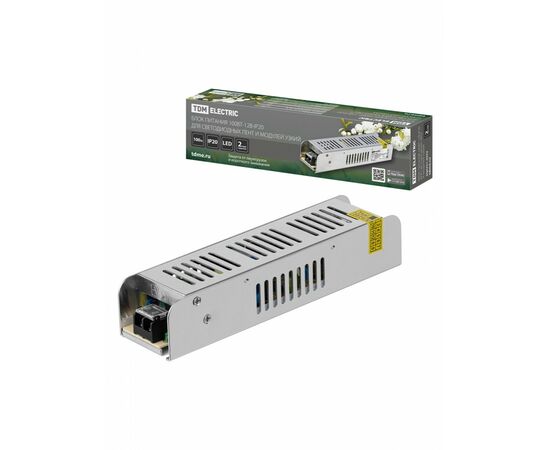 902589 - TDM Блок питания 100W-12В-IP20 для светодиодных лент и модулей, металл, узкий SQ0331-0552 (1)