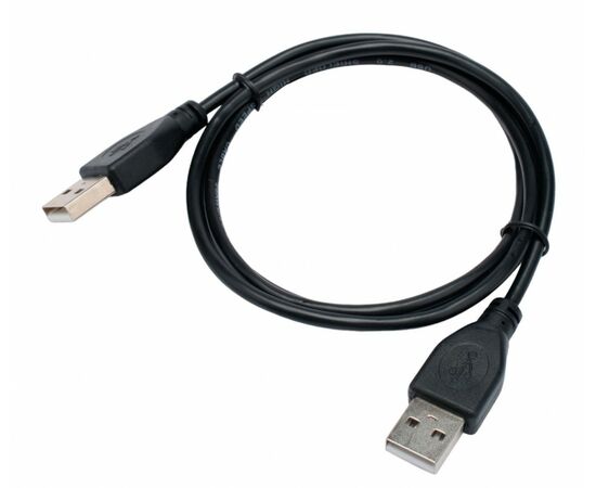 903363 - Кабель USB(A)шт - USB(A)шт. 2.0 Cablexpert AM/AM, 0.6м, экран, медь, черный, пакет (1)