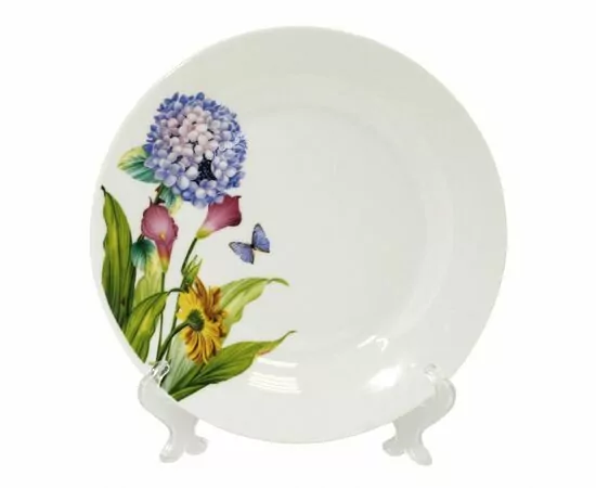 903594 - Тарелка десертная Гортензия 19см фарфор (кратность 12шт!!!) МФК MFK20230 (1)