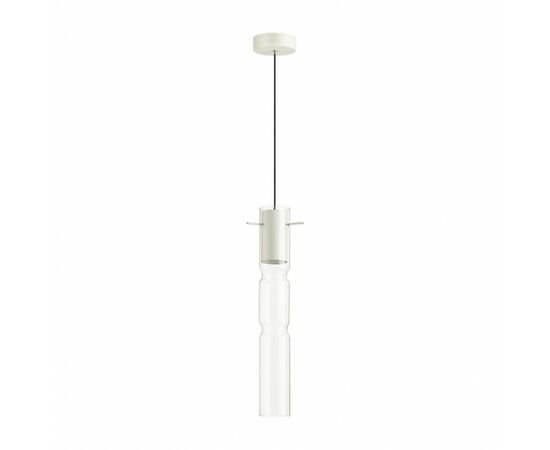 885907 - ODEON LIGHT 5059/5LB PENDANT ODL24 323 бел./прозр./мет/стекло Подвес LED 5W 3000K SCROW 87 (1)