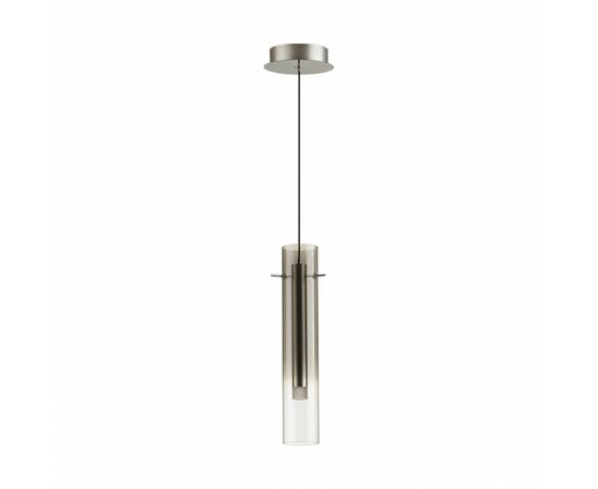 885924 - ODEON LIGHT 5062/5LA PENDANT ODL24 317 серебр./дымчатый/мет/стекло Подвес LED 5W 3000K SHINY 92 (1)