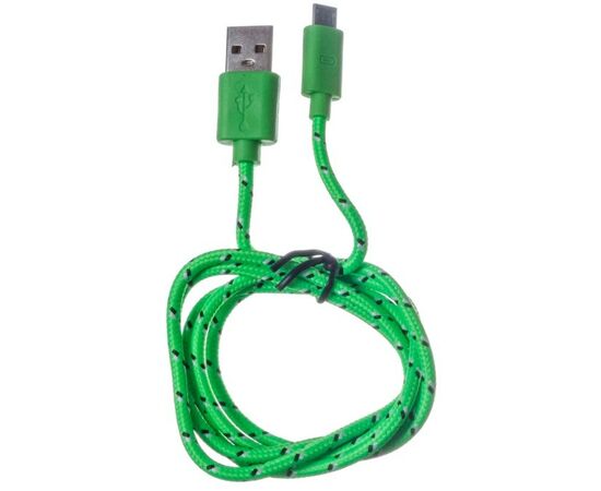 584896 - USB(A)шт. - microUSB 1м HARPER CCH-511 Green, зелёный (1)