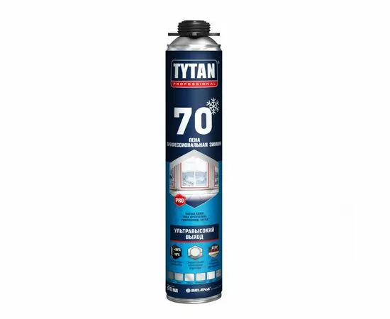 908588 - Tytan (Титан) Professional 70 Пена монтаж.(п/пистолет) зимняя 870мл арт.63630 вес баллона 1000гр (1)