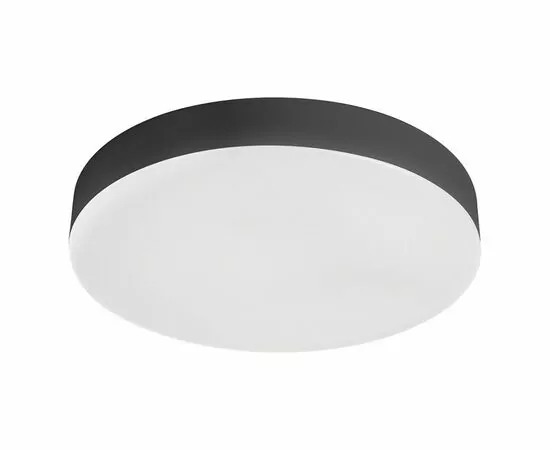 908849 - Feron св-к св/д накл. даунлайт 24W(1920lm) чер 4000K 4K IP44 круг 191x191x26 б/рамки AL266 ONE 51300 (1)