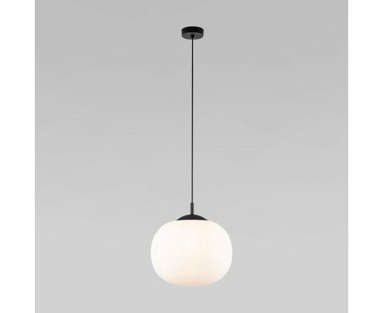 909725 - TK Lighting св-к подвес. 1x350х350х1700 металл черн/белый Vibe 4804 (1)