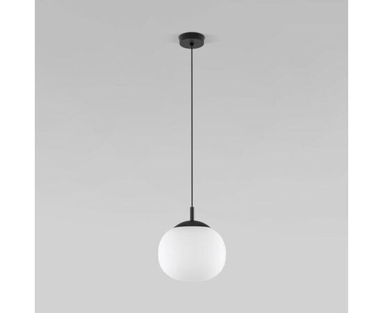 909726 - TK Lighting св-к подвес. 1x15W 200х200х1550 металл черн/белый Vibe 5824 (1)