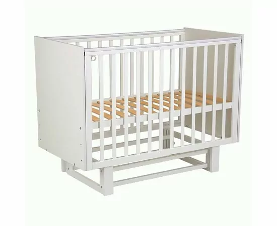 910752 - Кровать детская Polini kids Simple 342 с маятником, белый (мест 1) (1)