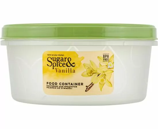 907344 - Емкость (банка) д/хранения продуктов с закруч.крышкой Vanilla 0,4л фисташка SE188711050 Sugar&Spice (1)