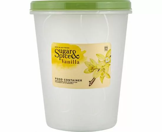 907345 - Емкость (банка) д/хранения продуктов с закруч.крышкой Vanilla 1л фисташка SE188911050 Sugar&Spice (1)