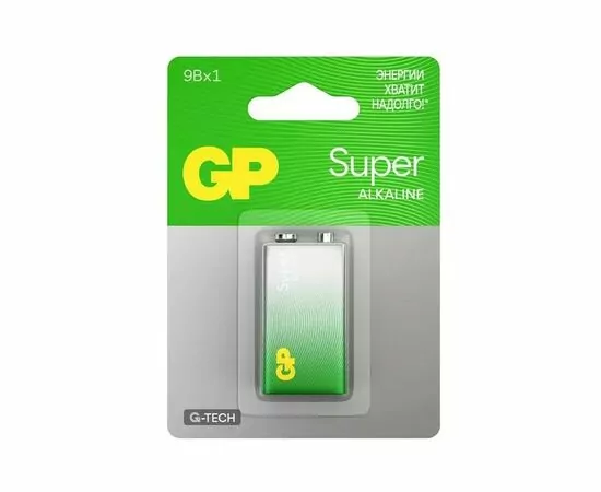 907497 - Элемент питания GP Super G-TECH 1604A/6LR61/9V BL1 (1)