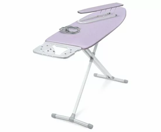 912296 - Доска гладильная Nika10+ тефлон НТ10+/14 лавандовый  122*40см,h=до90см,стол/мет.монобл,подст Nika (1)