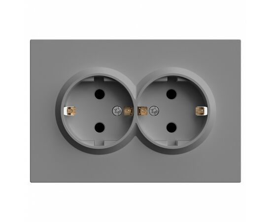 907455 - Stekker ЭМИЛИ мех. роз. СУ 2мест. 16А (земля, шторки) платин-сер soft touch RST16-5114-10 49960 (1) 907455 - Stekker ЭМИЛИ мех. роз. СУ 2мест. 16А (земля, шторки) платин-сер soft touch RST16-5114-10 49960 (1)