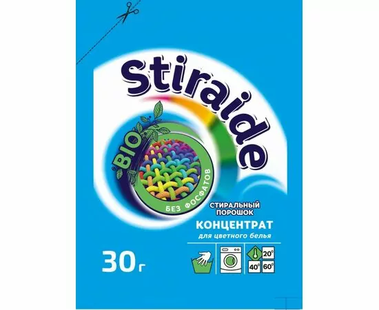 909573 - Стиральный порошок (концентрат) Stiraide 30гр. для цветного Ваше хозяйство (1)