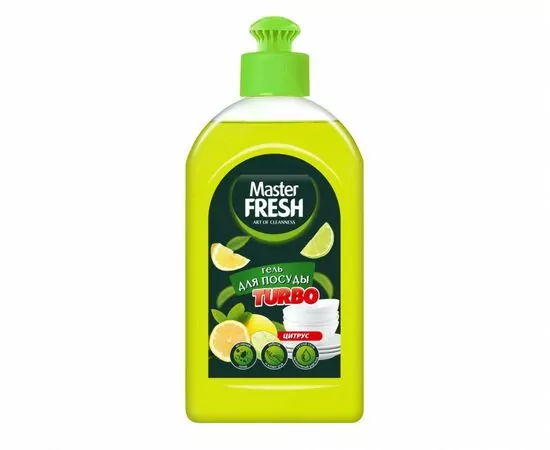 915476 - Средство для мытья посуды TURBO ЦИТРУС 500мл Master FRESH (1)