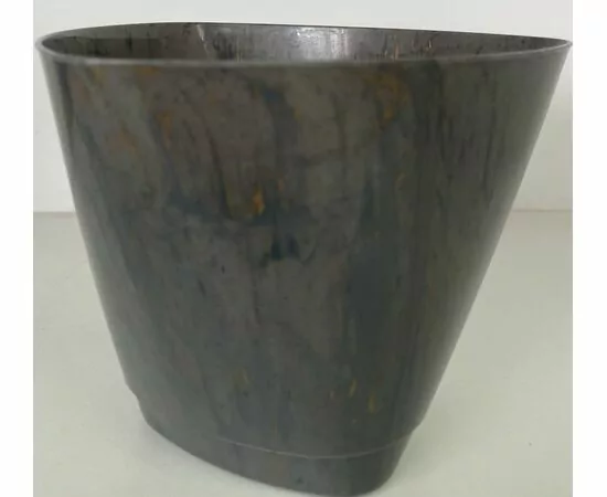 919740 - Горшок для цветов Элеганс 2л Minerals Золотая скала с поддон прикорн. полив пластик 10051259 Радиан (1)