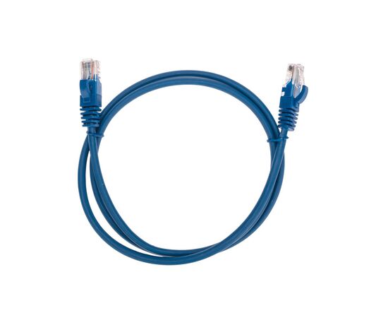 930544 - REXANT коммутац. шнур (патч-корд) U/UTP, cat5e, 1м, литой, RJ45-RJ45, LSZH, синий, 02-0104-1 (1)