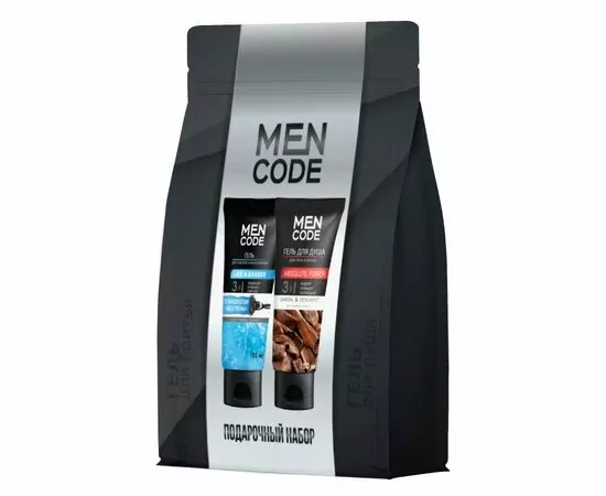 911089 - П/набор МУЖСКОЙ: Гель д/душа ABSOLUTE POWER 150мл+Гель д/бритья LIKE A BARBER 15мл MEN CODE 14662 (1)