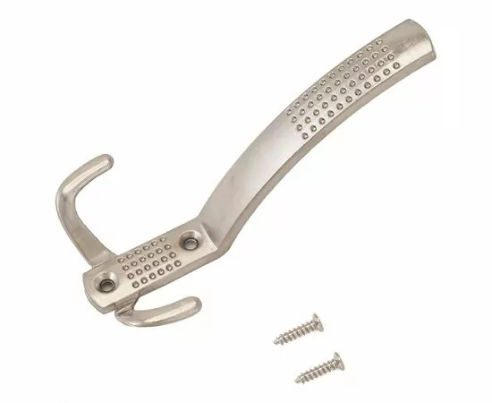 899547 - Крючок-вешалка мебельн 3-рожк StahlBuro 212A SN мат.никель В138*Ш68*Г62 ЕВРОПАКЕТ(200,50) (1)