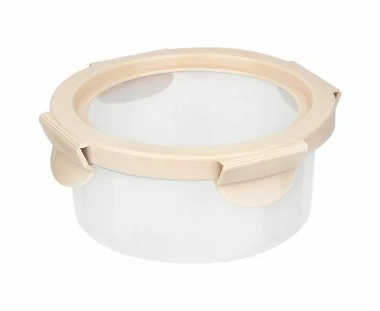 911098 - Контейнер герметичн для СВЧ UNICO 0,5л круглый эласт крышка 108017 Mallony (1)