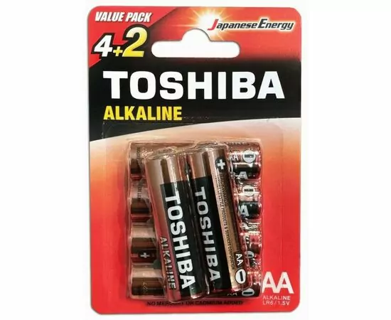 917056 - Элемент питанияToshiba RED LR6/316/AA BL6 (1)