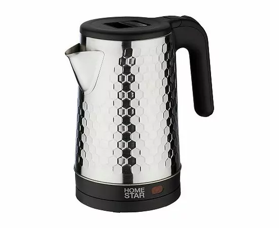 929653 - Чайник электр. Homestar HS-1022 (диск 1,8л), 1,6кВт, свет.индикатор, нерж сталь, черный 109144 (1)